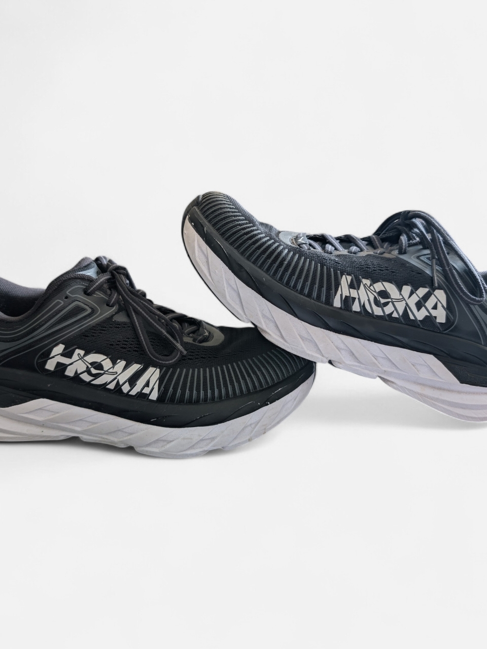 HOKA ONE ONE W Bondi 7 Wide - Black and Blue